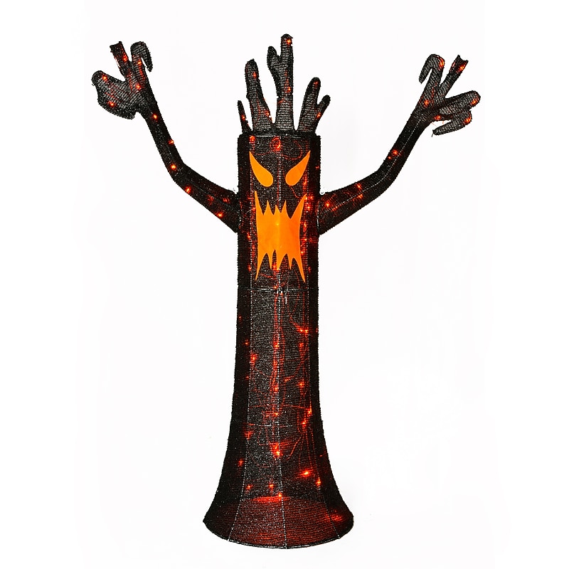 National Tree Company 48" Pre-Lit Scary Halloween Tree (DF-22090001L-1) image 1