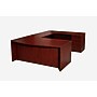 Boss Office Products U-Shaped Executive Desk, Mahogany (GROUPA-M)~#|#~A4A2080D-CF79-4D66-9230ED0BB5F23034_sc7