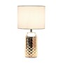 Simple Designs Whimsical Wave 13.4" LED Table Lamp, Chrome Base/White Shade (LT2123-CHR)~#|#~A4A3086A-8E85-495C-AAD24DF887ADBB16_sc7