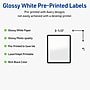 Avery Laser/Inkjet Rectangle Multipurpose Labels, 4" x 3-1/3", White, 40/Pack (S00-DM0)~#|#~A4A41B94-0468-4EEF-A70C27E464EA9F03_sc7