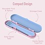 Bentgo Kids Plastic Utensil Set, Lavender Galaxy (BGKDUTPL-GLX)~#|#~A4A42115-5CCA-4A0A-AF3CE96284344874_sc7
