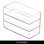 iDESIGN 6-Piece Plastic Drawer Organizer, Clear (28985M6)~#|#~A4A4A629-AFDD-4478-80BAAE9D74EC0F32_sc7