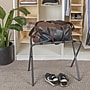Household Essentials Luggage Rack, Grey Frame with Black Straps (HE1108)~#|#~A4A65D23-A89B-4E4E-971264CC227B2254_sc7