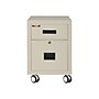 FireKing 2-Drawer Mobile Vertical File Cabinet, Letter/Legal Size, Lockable, Fire Resistant, Parchment (2M1822-1PAI)~#|#~A4A76C85-2A1D-42F4-949F7B6ED1F569D5_sc7