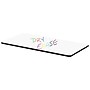 Correll 60"W x 30"D Rectangular Dry Erase Table Top, Laminate, Frosty White/Black (CT3060DE-80-09)~#|#~A4ABAAC1-B788-421E-982A7CA3C1278AFB_sc7