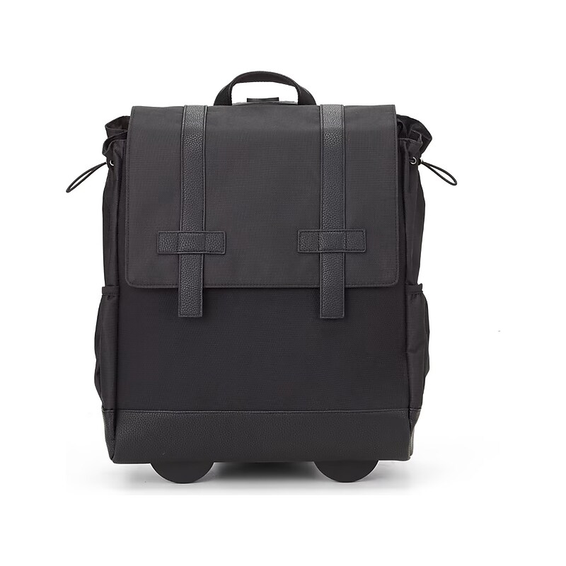 Francine Collection Wheels Up Laptop Backpack, Black (BKBUDGRL_SM) image 1