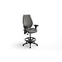healtHcentric airCentric H2S Frixion Lab Stool with Backrest and Footrest with Lumbar Support, Dark Grey~#|#~A4AD762F-D168-49E5-991D674B1B0D15BA_sc7