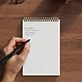 Staples Pro120 Elite™ Flexible Cover Steno Pad, 6" x 9", Gregg Ruled, Navy Blue, 50 Sheets/Pad, 6 Pads/Pack (ST63376)~#|#~A4AEBB72-5367-49D9-9E8837C4A4DE4348_sc7