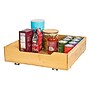 Household Essentials Glidez Bamboo and Steel Pull-Out/Slide-Out Storage Organizer for Under Cabinet Use, 1-Tier Design (HE1089)~#|#~A4B6B11D-81FD-42E3-B56E7B8A735069AB_sc7