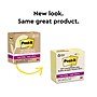 Post-it Recycled Super Sticky Notes, 3" x 3", Canary Collection, 70 Sheets/Pad, 5 Pads/Pack (654R-5SSCY)~#|#~A4C030A6-AF84-40E7-87C42F1820ACA9AB_sc7