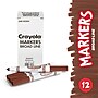 Crayola Bulk Markers, Conical Tip, Brown, 12/Pack, 3 Packs/Bundle (BIN587700007-3)~#|#~A4C28909-AEFA-4370-ABFF7915130FFB79_sc7