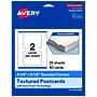 Avery Rectangle Rounded Corners Matte Blank Card, White, 50/Pack (19479399776)~#|#~A4C4CFC9-92F3-4D09-A794AA652FE42A41_sc7