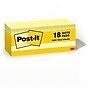 Post-it Notes, 3" x 3", Canary Collection, 90 Sheet/Pad, 18 Pads/Pack (654-18CP)~#|#~A4C70430-6BC7-4CF0-8104426C06D216BF_sc7