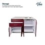 Viva Comfort 36.32'' H x 48" L Medical Cabinet with Right Sink, 4-Doors, 2-Drawers, Claret (902BASE48RSCL)~#|#~A4C9C4CB-13C8-422D-93D9B9286E395A57_sc7