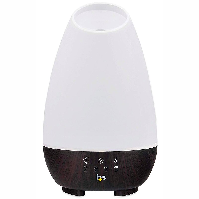 HealthSmart Evaporative Cool Mist Tabletop Humidifier, 500mL, White (40-500-190) image 1