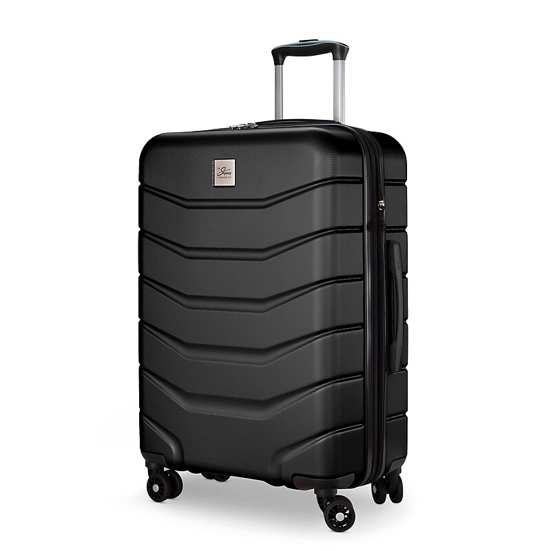 Skyway Luggage Silverton 26" Hardside Suitcase, 8-Wheeled Spinner, Black (188-24-001-4VP) image 1