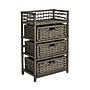 Household Essentials 3-Drawer Storage Organizer Unit, Grey (HE1106)~#|#~A4CF2A5D-6B7D-4639-A708D2852CCBA57E_sc7