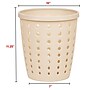 Staples Plastic Trash Can, 2.8 Gallon, Warm White (ST63897)~#|#~A4D13BF2-5D73-4F3A-9211426D6ED7FABE_sc7