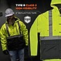 GloWear 8275 Heavy-Duty High-Visibility Workwear Jacket, 4XL, Lime/Black (23978)~#|#~A4D1EA3E-5897-4076-BF892F96F82ABF62_sc7