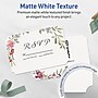 Avery Rectangle Scalloped Edge Matte Blank Card, White, 100/Box (19479399810)~#|#~A4D59668-1062-47C5-8AD82EE8BB45B09B_sc7