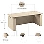 Bush Business Furniture Stratus 72"W Electric Rectangular Adjustable Standing Desk with Modesty Panel, Natural Elm (SUT004NE)~#|#~A4D62B8C-0505-417B-8614BB3F6EB096BE_sc7