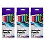 Pentel Watercolor Pencils, Assorted Colors, 12/Pack, 3 Packs/Bundle (PTACB912-3)~#|#~A4D7C4A6-FE62-40A5-AE6A4F6BB97FBA13_sc7