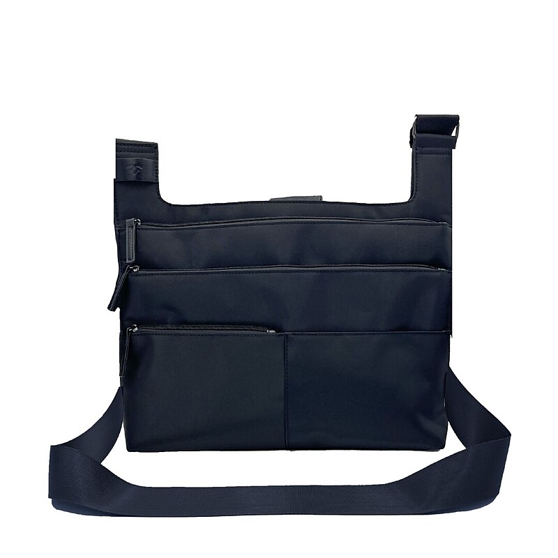 Francine Collections City Slim Montana 14" Laptop Crossbody Bag, Black (FWC14BKLA23) image 1