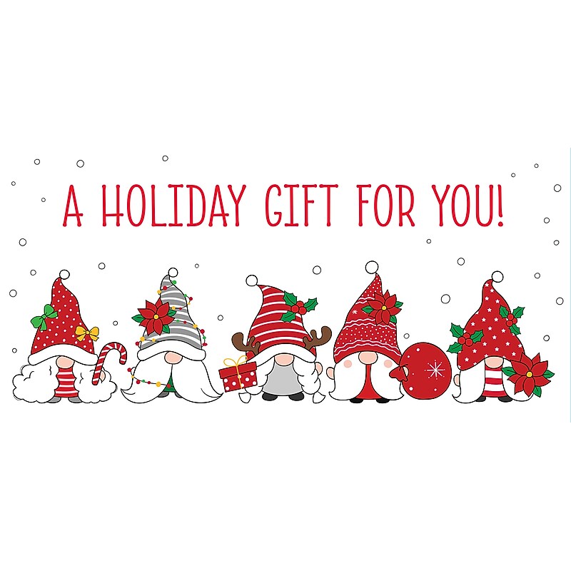 Great Papers! Gnome Holiday Money Cards Stationary Kit, 12/Pack (2025048) image 1