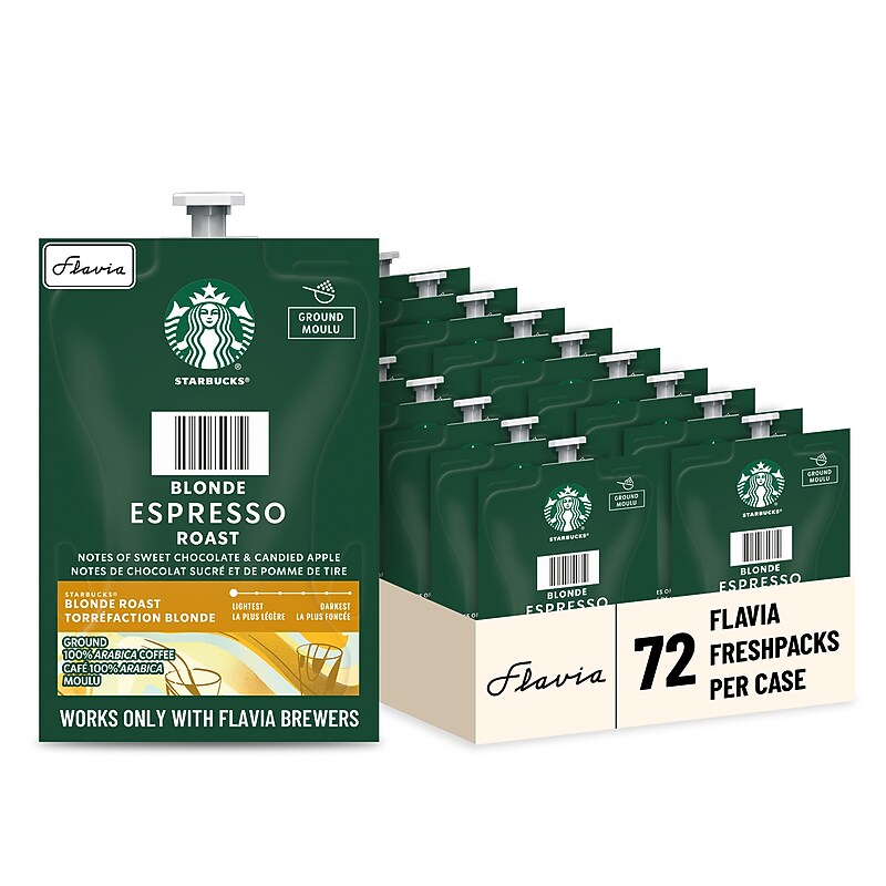Starbucks Coffee Flavia Freshpacks, Blonde Espresso Roast, 72/Carton (MDR00219) image 1