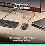 Logitech Signature Wired M520 L for Business Curved Ambidextrous Optical USB Mouse, Graphite (910-007497)~#|#~A4E4274F-2D7D-493F-B0F8B44257E29CE8_sc7