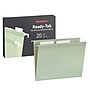Pendaflex Reinforced Hanging File Folder, 3-Tab, Letter, Sage green, 20/Box (1009463)~#|#~A4EAB85D-B5D1-43F0-A7666DA5383E5361_sc7