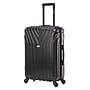 InUSA Vasty 26.37" Hardside Suitcase, 4-Wheeled Spinner, TSA Checkpoint Friendly, Black (IUVAS00M-BLK)~#|#~A4EC2AB2-B71E-4E75-8B421C138EB31D0D_sc7