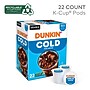 Dunkin' Cold Iced Coffee Keurig® K-Cup® Pods, Medium Dark Roast, 22/Box (5000369251)~#|#~A4EEAE1B-F410-48B5-BB86CF02C9865CBE_sc7
