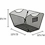 Safco Steel Mesh Desktop Tub File, Black (SAF2162BL)~#|#~A4F6BADB-65BF-4FEE-9464AD8150F225C1_sc7