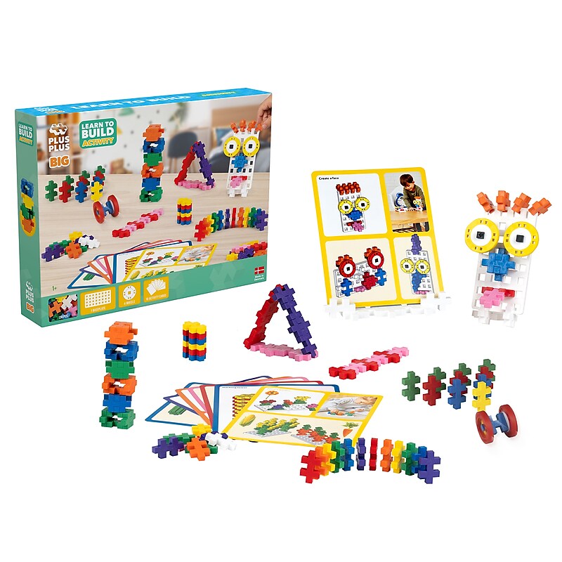 Plus-Plus Learn to Build BIG Activity Set, 130 Pieces/Set (PLL03448) image 1