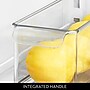 iDESIGN Stackable Plastic Storage Bin, 4" x 14.5"x 4", Clear, 3/Pack (28983M3)~#|#~A500E4F4-9898-4E9A-A765377236F62C88_sc7