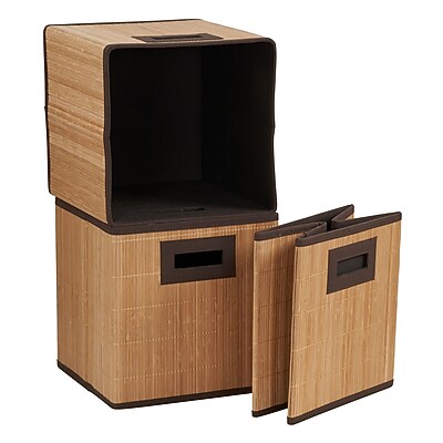 Household Essentials Wicker Storage Cube