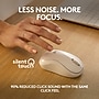 Logitech M240 Silent Wireless Ambidextrous Optical USB Mouse, Off-White (910-007116)~#|#~A506DF1B-C426-4A43-AEB208FC3D2C3011_sc7