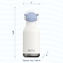 ASOBU Bestie Bottle Sheep Vacuum Insulated Stainless Steel Water Bottle with Reusable Flexi Straw, 16 oz., White (SBV44SH)~#|#~A509BC62-6CF7-40C8-8A36D0A4DACDA6F6_sc7