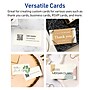 Avery Business Cards, 2" x 3-1/2", Matte Ivory, 80/Pack (95319)~#|#~A50E9A79-D4EE-4E46-A6662215E6B83E35_sc7
