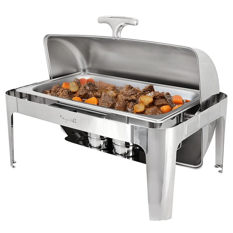 MegaChef 9.5 Qt Stainless Steel Chafing Dish, 935122003M image 1