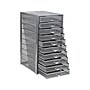 Mind Reader 10-Compartment Metal Mesh File Storage Drawers, Silver (10CABMESH-SIL)~#|#~A5193070-9D4E-4AA1-8F17391035B37D0E_sc7