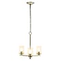 Lalia Home 3-Light 15" Classic Clear Glass and Metal Hanging LED Pendant Chandelier, Gold (LHP-3012-GL)~#|#~A51CF82E-F5B3-425B-A5413D3C0287F943_sc7