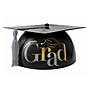 Party City Congrats Grad Cake Topper, Black/Silver/Gold (AM100122)~#|#~A51D0332-9372-4204-9508F207ACA3A14A_sc7