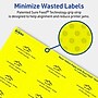 Avery Laser/Inkjet Rectangle Multipurpose Labels, 1" x 2", Neon Yellow, 1920/Box (94220)~#|#~A520AF9D-793B-4924-A8F63A5D4F6BF404_sc7