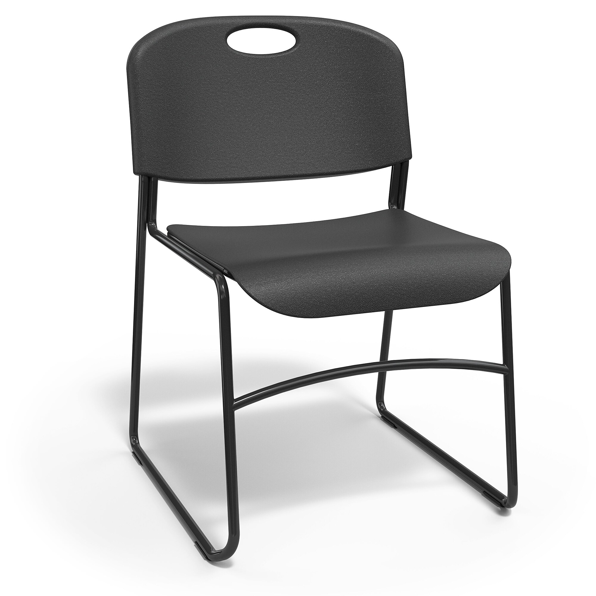 Staples Folding & Stacking Chair, Armless, Black, 4-Pack Sansujyuku sansujyuku.com