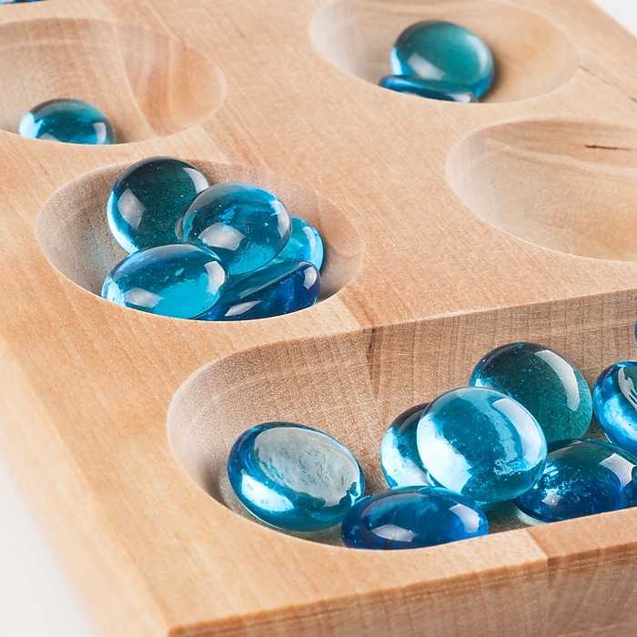 Pressman Gioco Del Mancala In Legno - Versione Per Bambini Con 48 Animaletti Colorati - 2
