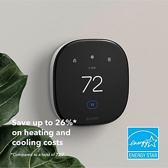 Ecobee Enhanced Smart Programmable Touch-Screen Wi-Fi Thermostat (EB-STATE6L-01)