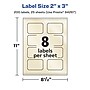 Avery Pearlized Ivory Decorative Edge Multipurpose Labels, 2" x 3", Ivory, 200/Pack (94267)~#|#~A526B393-62D9-4EBE-85710ECB0BC2031F_sc7