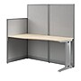 Bush Business Furniture Office in an Hour 63"H x 65"W Cubicle Panel Workstation, Natural Elm (WC36592-03K)~#|#~A52C2EFF-8CBC-482C-A3D9748D27A4EA87_sc7